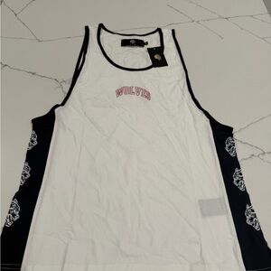 Darc Sport Wolves White & Black Athletic Tank Top